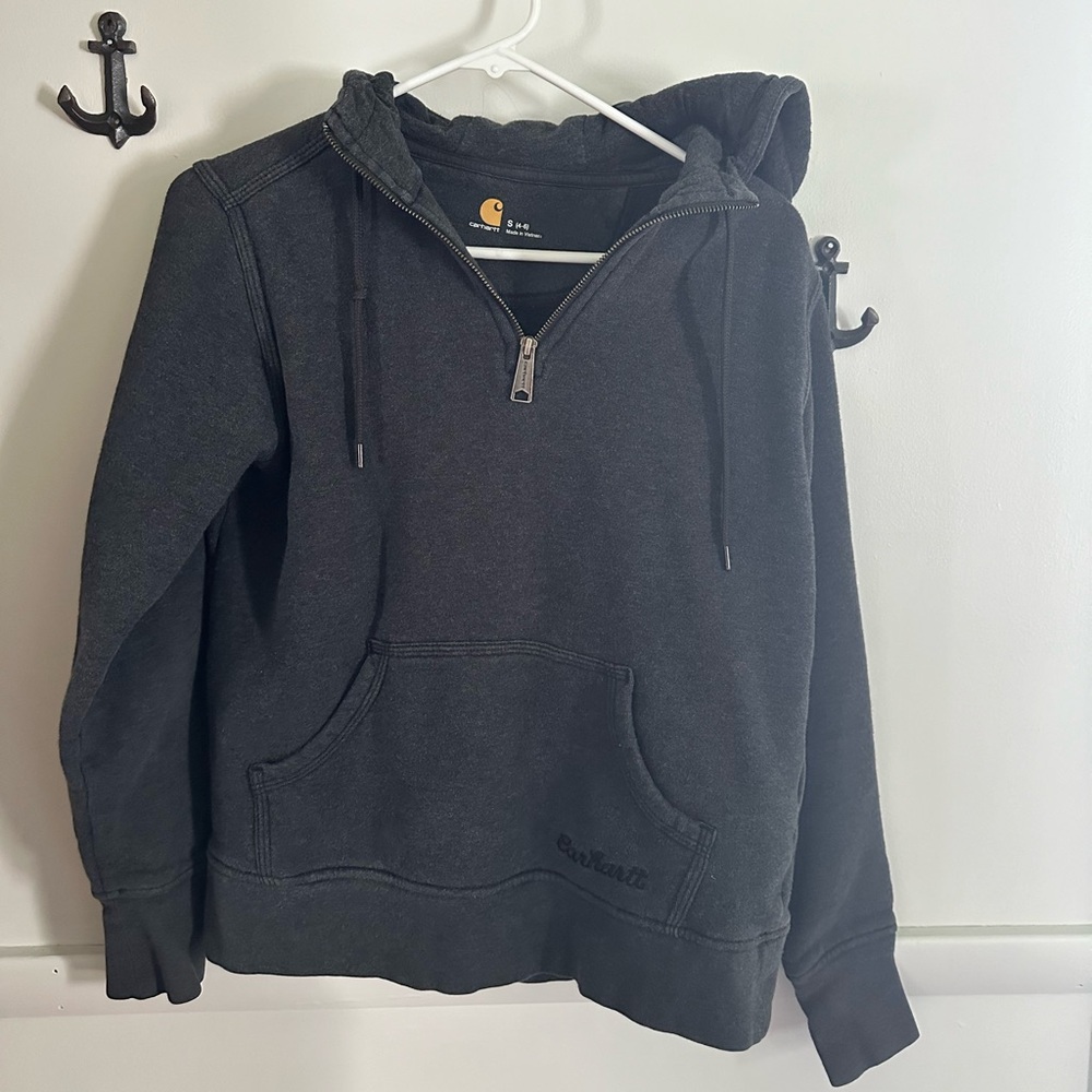 Carhartt women’s small hoodie 3/4 zip